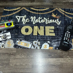 The Notorius One Banner & Party Decor